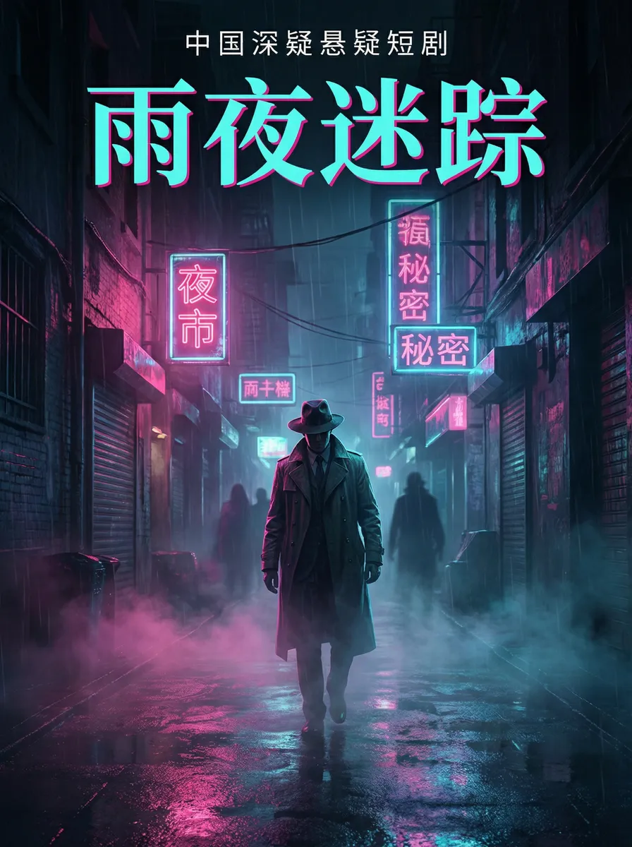 色吧春暖花开 悬疑追踪短剧 - 雨夜迷踪海报